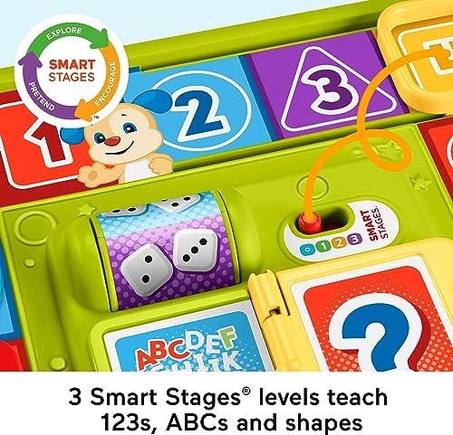 Fisher-Price Baby Toddler Toy Laugh Learn Puppy's Game Activity Board with Smart Stages