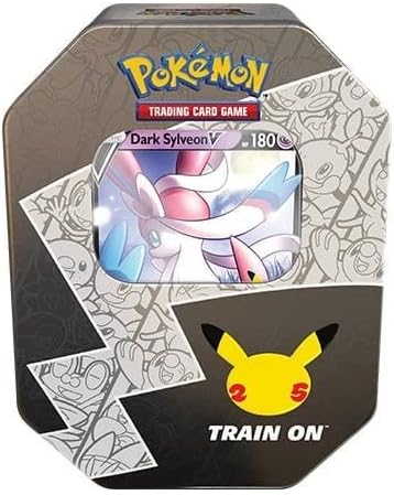 Pokemon Celebrations Tin Sylveon V 25th Anniv