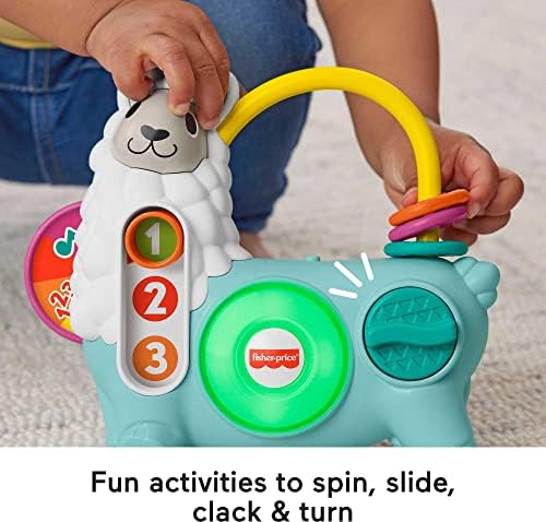 Fisher-Price Baby Learning Toy Linkimals 123 Activity Llama for Ages 9 Months Compatible