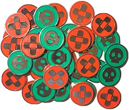 Pokemon x20 Sets - Official Poison and Burn Condition Markers Counter Token