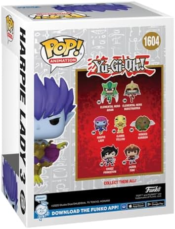 Funko Yu-Gi-Oh Harpie Lady 3 Pop Vinyl Figure Purple