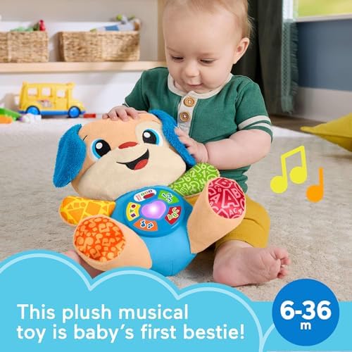 Fisher-Price Baby Toy Laugh Learn Smart Stages Puppy Musical Plush