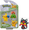 Pokemon Battle Figure Action Ready 2 Pack with Bonus Sticker Spring Easter Pikachu and