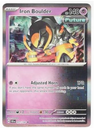 Pokemon - Iron Boulder 071142 - Stellar Crown - Rare Foil Card