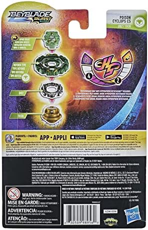 Beyblade Burst Rise Hypersphere Poison Cyclops C5 Starter Pack - Defense Type Battling