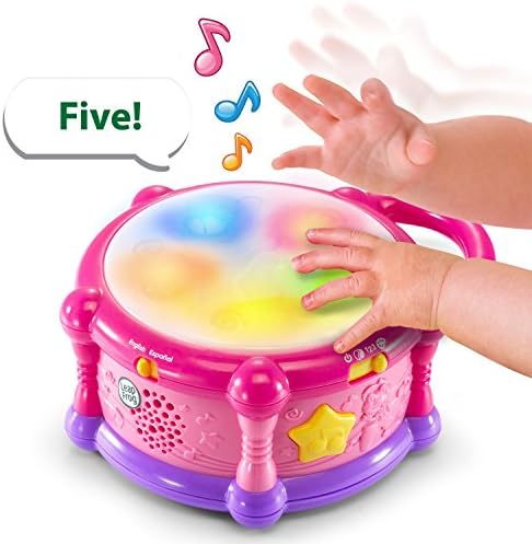 LeapFrog Learn and Groove Color Play Drum Bilingual Pink