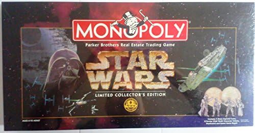 Hasbro Monopoly 1997 Star Wars Monopoly Limited Collector'S 20Th Anniversary Edition
