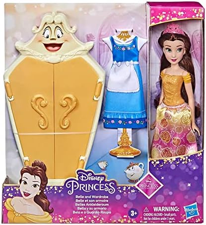 Disney F26325L00 Princess Belle Doll and Wardrobe