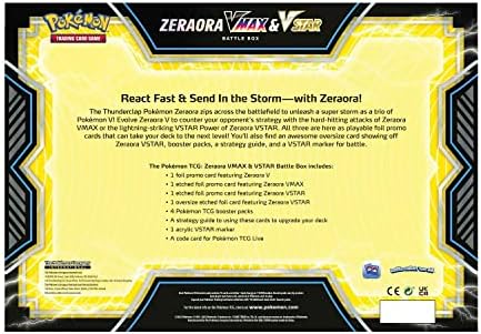Pokemon TCG Zeraora VMAX VSTAR Battle Box