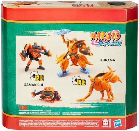 Transformers Collaborative Naruto Shippuden Kurama Gamakichi Anime Action Figures 8