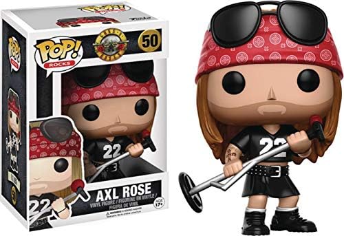 Funko Guns N' Roses - Axl Rose Funko Pop Rocks Vinyl Figure Bundled with Compatible Pop