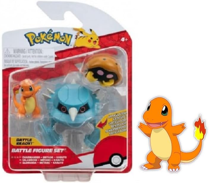 Pokemon Clip n Go Battle Feature Figure Multi-Pack Action Ready Pack Plus Bonus Sticker