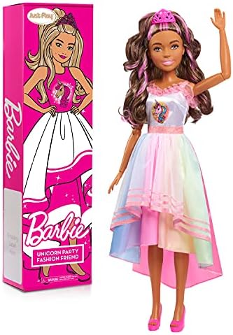 Barbie 28-inch Best Fashion Friend Unicorn Party Doll