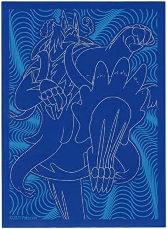 Pokemon Card Sleeves - Rapid Strike Urshifu Blue - 65 Sleeves Per Pack - Battle Style