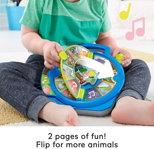 Fisher-Price Little People Toddler Learning Toy World of Animals See 'N Say with Music