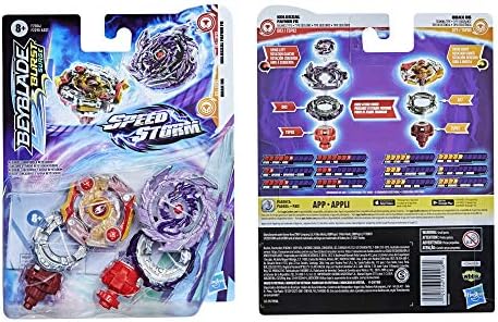 Beyblade Burst Surge Speedstorm Kolossal Fafnir F6 and Odax O6 Spinning Top Dual Pack - 2