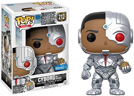 Funko Justice League Pop Vinyl Figure Cyborg and Motherbox 212