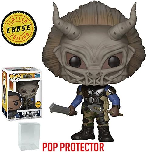 Funko Pop Marvel Black Panther - Masked Erik Killmonger Limited Edition Chase Variant