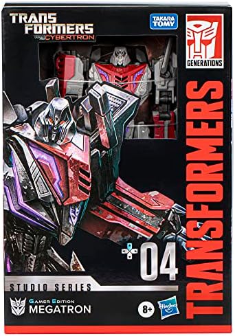 Transformers Studio Series Voyager Class 04 Gamer Edition Megatron Toy 6.5-inch Action