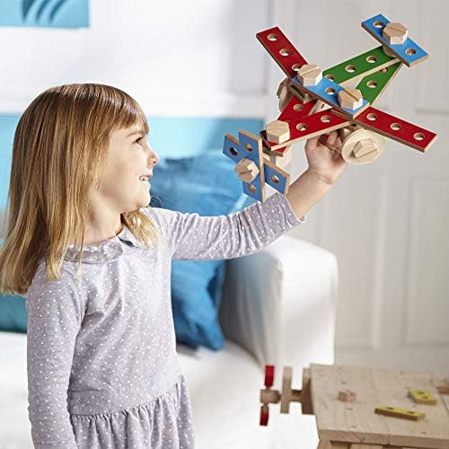Melissa & Doug Melissa Doug Solid Wood Project Workbench Play Building Set