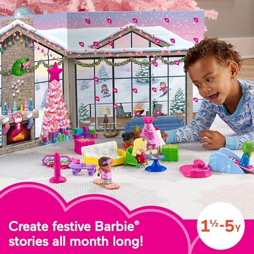 Fisher-Price Little People Barbie Toddler Toy Advent Calendar Playset