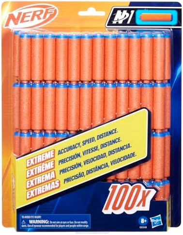 Nerf N Series N1 Darts Includes 100 Darts Compatible Only with Nerf N Series Blasters