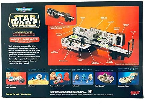 Barbie Star Wars Mirco Machines Darth Vader's Lightsaberdeath Star Trench By Galoob