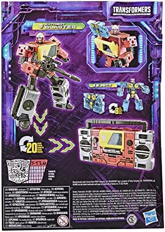 Transformers Generations Legacy Voyager Autobot Blaster Eject Action Figures - Ages 8 and