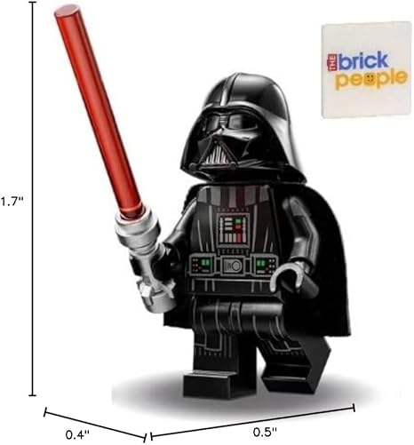 LEGO Star Wars Darth Vader Minifigure with Lightsaber and Extra Black Cape