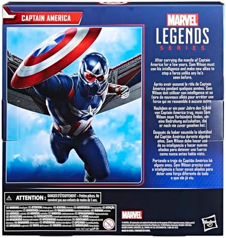 Marvel Legends Series Captain America Captain America Brave New World Deluxe 6 Inch