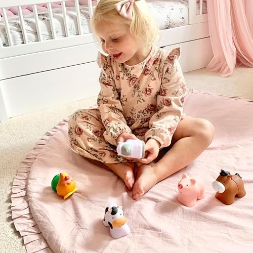 Melissa & Doug Melissa Doug Pop Blocs Farm Animals Educational Baby Toy - 10 Linkable