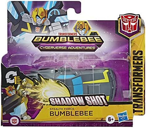 Transformers Bumblebee Cyberverse Adventures Action Attackers 1-Step Stealth Force