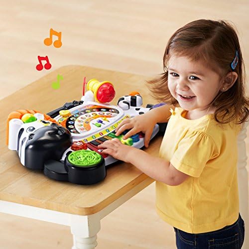 VTech Zoo Jamz Piano Frustration Free Packaging White