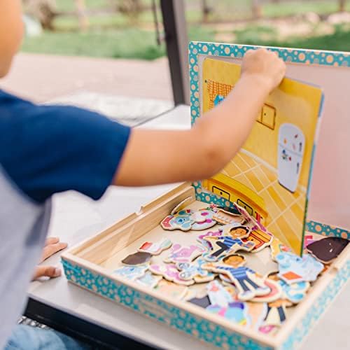Melissa & Doug Melissa Doug Blue's Clues You Wooden Magnetic Picture Game 48 Pieces