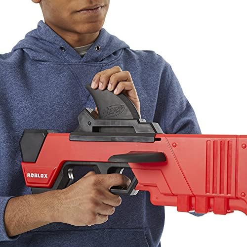 Nerf Roblox MM2 Shark Seeker Dart Blaster Shark-Fin Priming 3 Mega Darts Code to Unlock