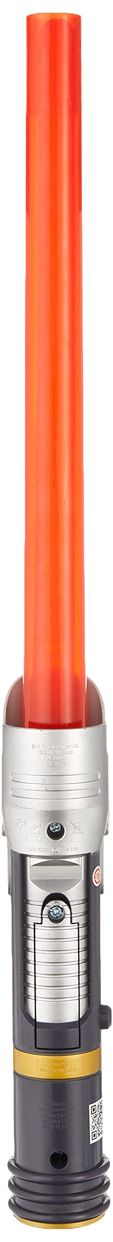 STAR WARS Lightsaber Academy Level 1 Red Lightsaber Toy with Light-Up Extendable Blade