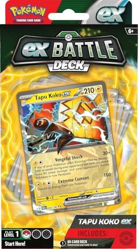 Pokemon TCG ex Battle Deck Tapu Koko ex OR Iron Leaves ex
