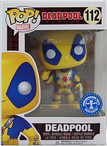 Funko POP Marvel Deadpool Action Figure YellowBlue
