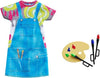 Barbie Fashions - Painting Pretty Artist Doll Outfit with Color Palette Paintbrushes