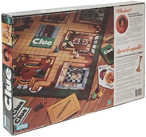 Hasbro Parker Brothers Clue Classic Detective Game