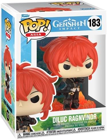 Funko POP Genshin Impact - Diluc Ragnvindr - POP Asia - Collectable Vinyl Figure