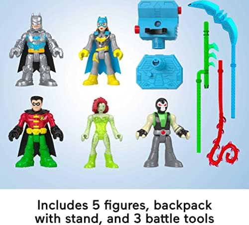 Fisher-Price Imaginext DC Super Friends Preschool Batman Battle Multipack 9-Piece Figure