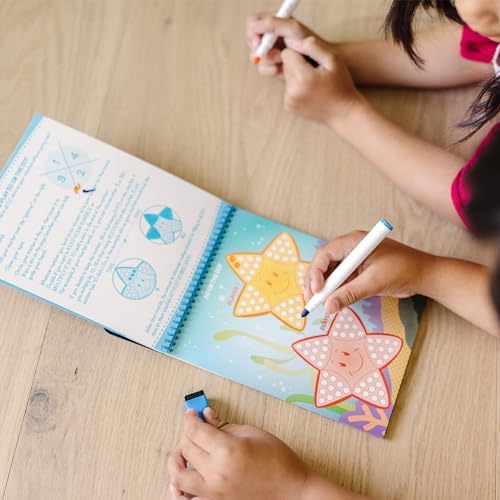 Melissa & Doug Melissa Doug On the Go Game On Reusable Wipe-Off Activity Pad Reusable