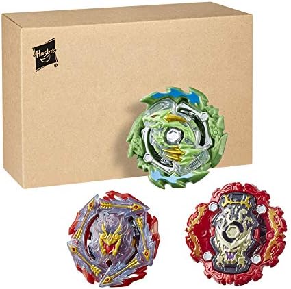 Beyblade Burst Rise Hypersphere Battle Heroes 3-Pack - Ace Dragon D5 Rudr R5 Viper Hydrax