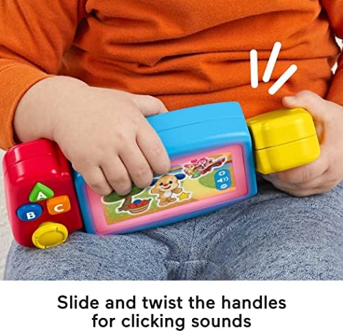 Fisher-Price Laugh Learn Baby Toddler Toy Twist Learn Gamer Pretend Video Game with