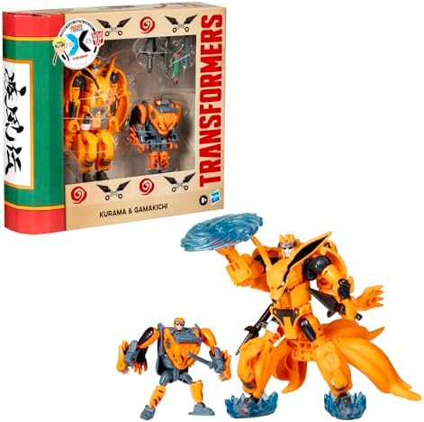 Transformers Collaborative Naruto Shippuden Kurama Gamakichi Anime Action Figures 8