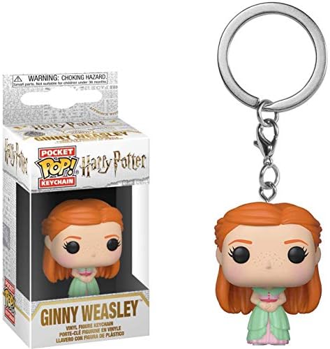 Funko Pop Keychain HP - Ginny Weasley - Yule - Harry Potter Novelty Keyring - Collectable