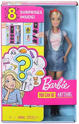 Barbie Doll with 2 Surprise Career Looks Featuring 8 Surprises 1