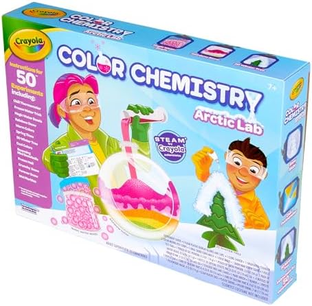 Crayola Arctic Color Chemistry Set for SteamStem Activities Educational Toy Ages 7 8 9 10