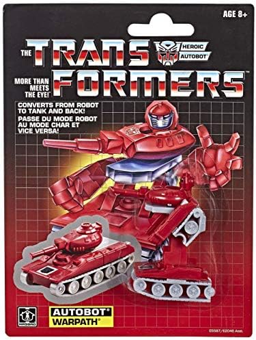 Transformers G1 Autobot Warpath Reissue